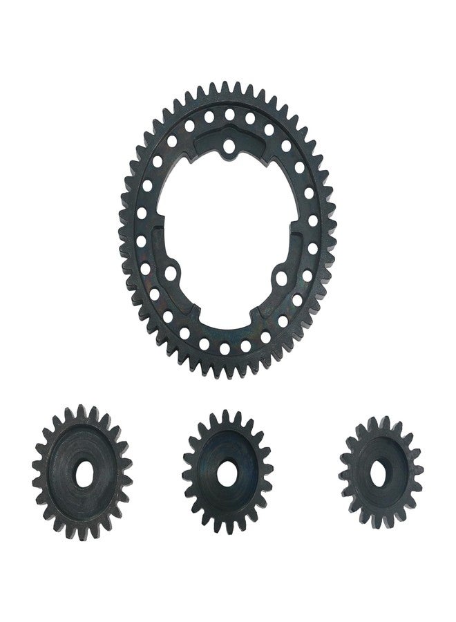 POLANTA 54T 1 Mod Hardened Steel Spur Gear with 18T+20T+22T Motor Pinion Gear for Traxxas 1/5 X-Maxx 1/7 XO-1 1/10 Maxx 1/10 E-REVO 2.0 VXL, Replace 6447 (54T) - Image 3